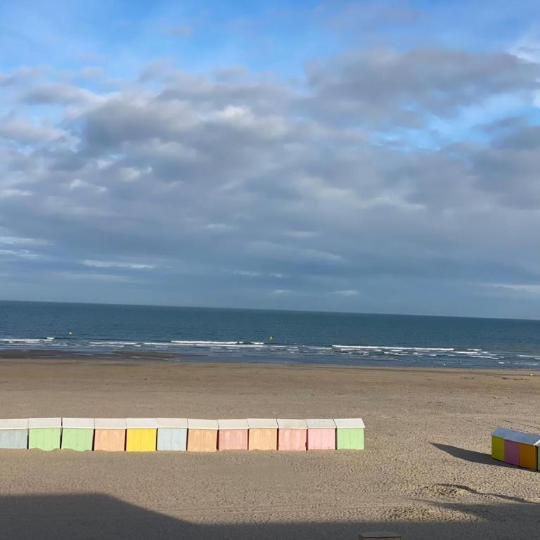 Joli appartement Face Mer et Plage, Grande Terrasse panoramique, Berck Plage, à 15km du Touquet - Apartment mit 1 Schlafzimmer - 2
