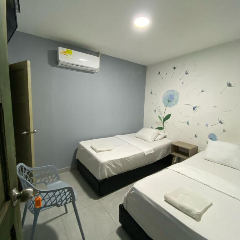 CasaHotel RIOMAR - Habitación Doble - 2 camas - 2