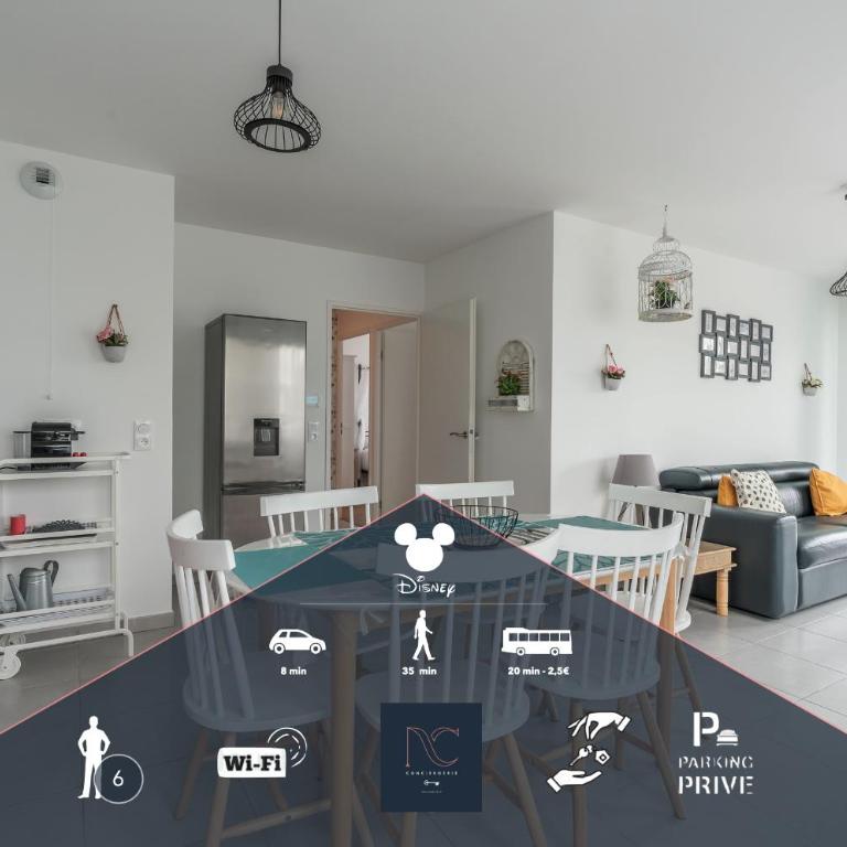 *Disneyland-Paris* 6pers, Netflix, Wi-fi, Parking - Apartment mit 2 Schlafzimmern - 1