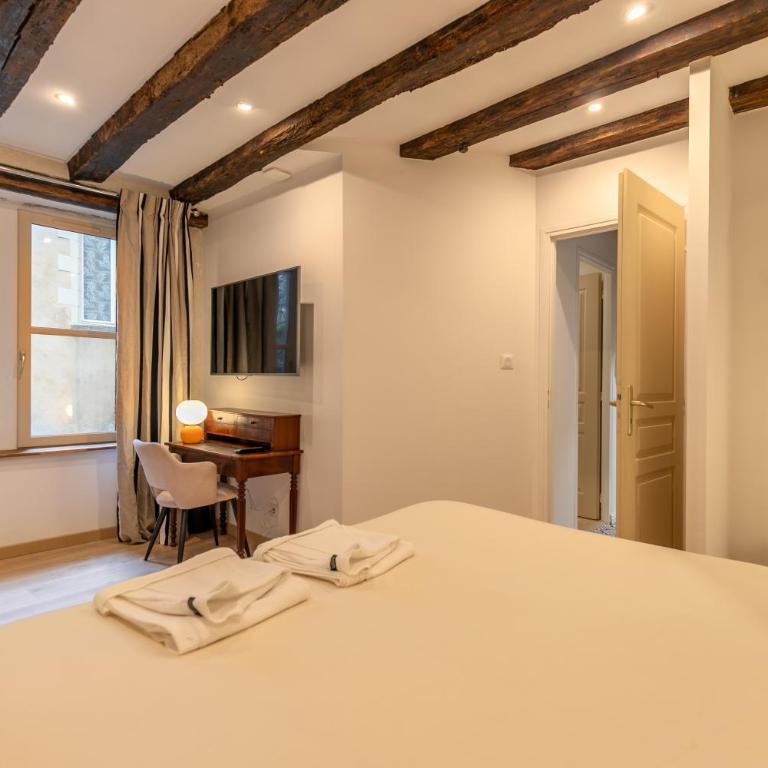 L'Écrin sous le Château - Sauna et Raffinement - Classé 4 étoiles - Two-Bedroom Apartment - 11