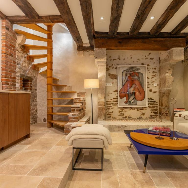 L'Écrin sous le Château - Sauna et Raffinement - Classé 4 étoiles - Two-Bedroom Apartment - 1