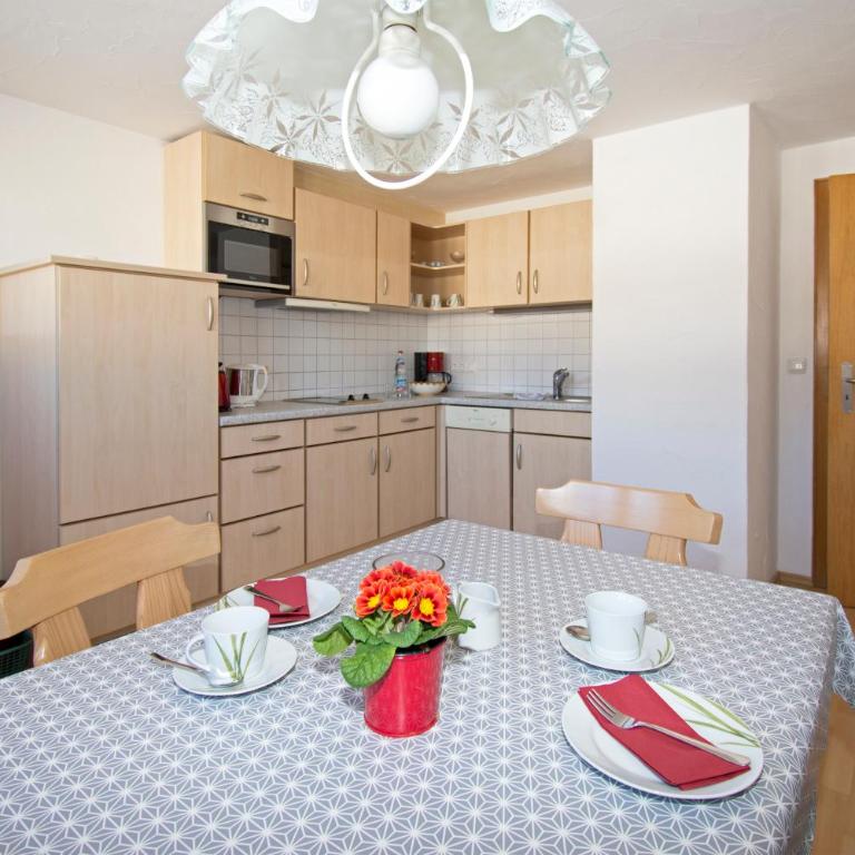 Gästehaus im Wiesengrund - Apartment mit 1 Schlafzimmer, Balkon und Bergblick - 3