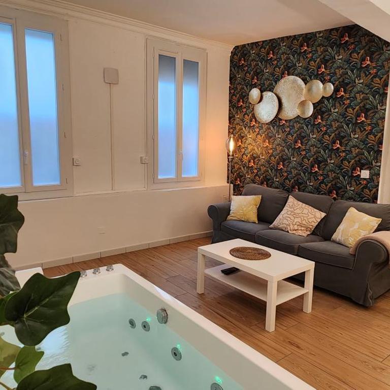 Sérénité au Palais Suite romantique Jacuzzi - Apartment mit 1 Schlafzimmer - 17