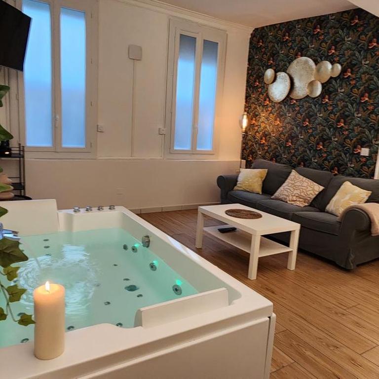 Sérénité au Palais Suite romantique Jacuzzi - Apartment mit 1 Schlafzimmer - 20