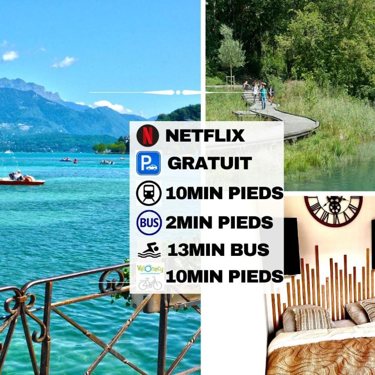 Annecy calme proche centre parking gratuit - Studio - 1