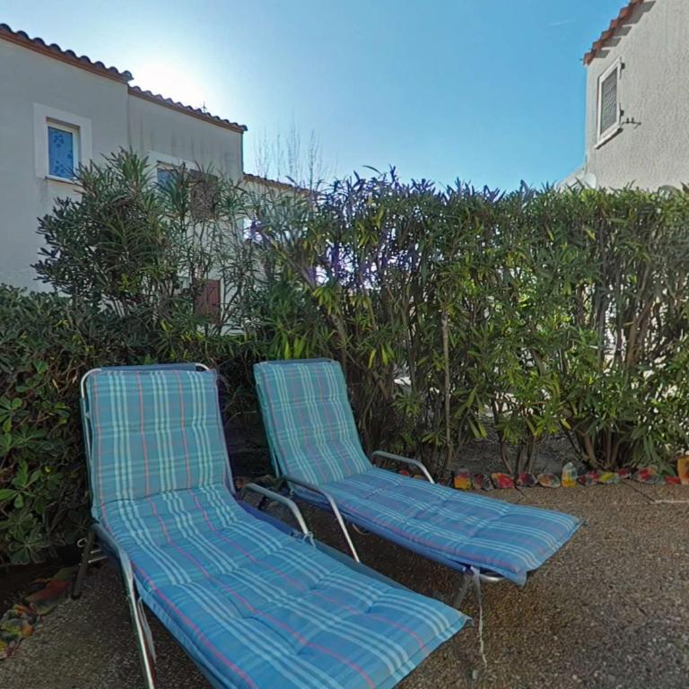Appart 2 pièces 4 couchages PORT LEUCATE NATURISME PL010-1123 - Appartement 1 Chambre - Vue sur Jardin - 9