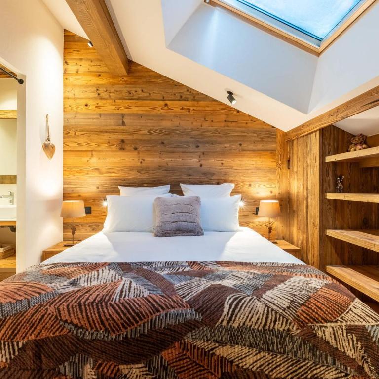 Demi-chalet au cœur du village, vue montagnes - 12 pers. - FR-1-459-238 - Chalet - 4