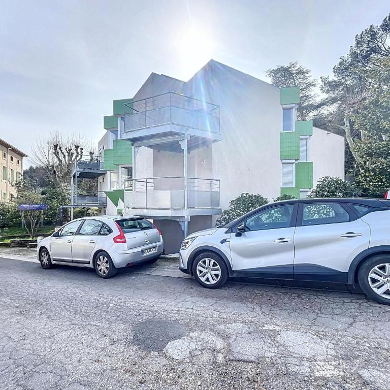 Studio avec terrasse, proche thermes et centre, animaux acceptés, wifi inclus, Lamalou-les-Bains - FR-1-451-66 - Estudio - 15