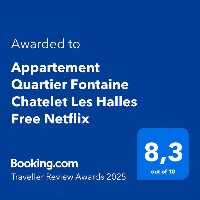Appartement Quartier Fontaine Chatelet Les Halles Free Netflix - Appartement 1 Chambre - 24