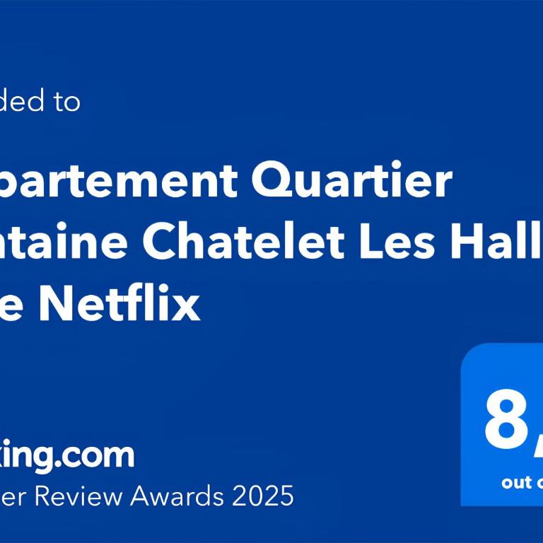 Appartement Quartier Fontaine Chatelet Les Halles Free Netflix - Appartement 1 Chambre - 25