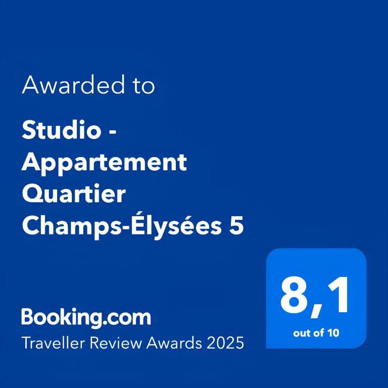 Studio - Appartement Quartier Champs-Élysées 5 Free Netflix - Studio - 15