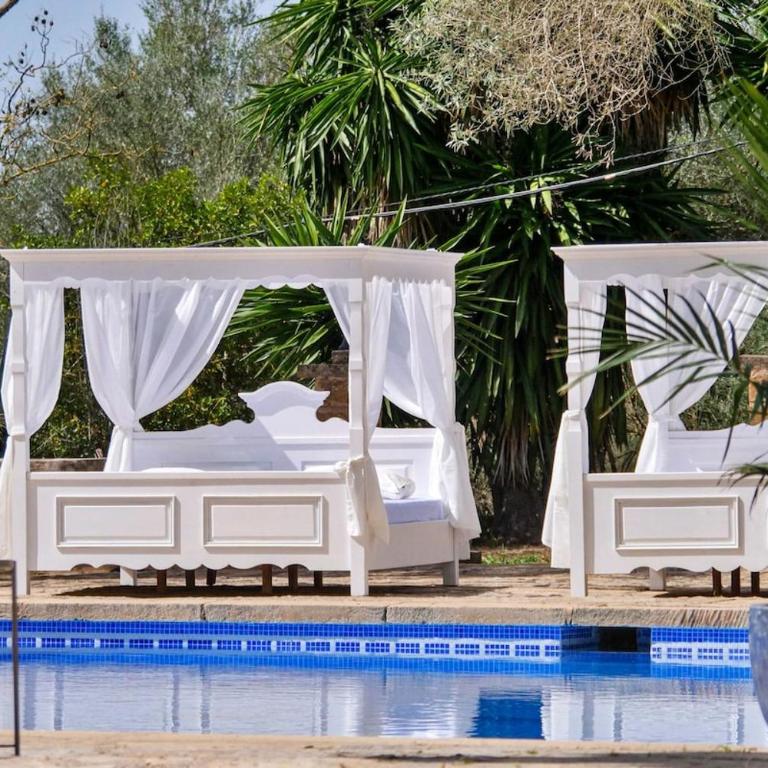 G-Colao auf Finca Zenara, Doppelzimmer mit Bad, Gemeinschaftsküche, XXl Pool, Wifi, Klima, Yoga - Apartamento de 1 dormitorio - 20