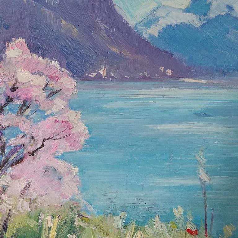 Inspiration room, lake, mountains, balcony in Montreux city center - Doppelzimmer mit Seeblick - 36