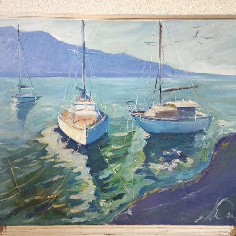 Inspiration room, lake, mountains, balcony in Montreux city center - Doppelzimmer mit Seeblick - 37