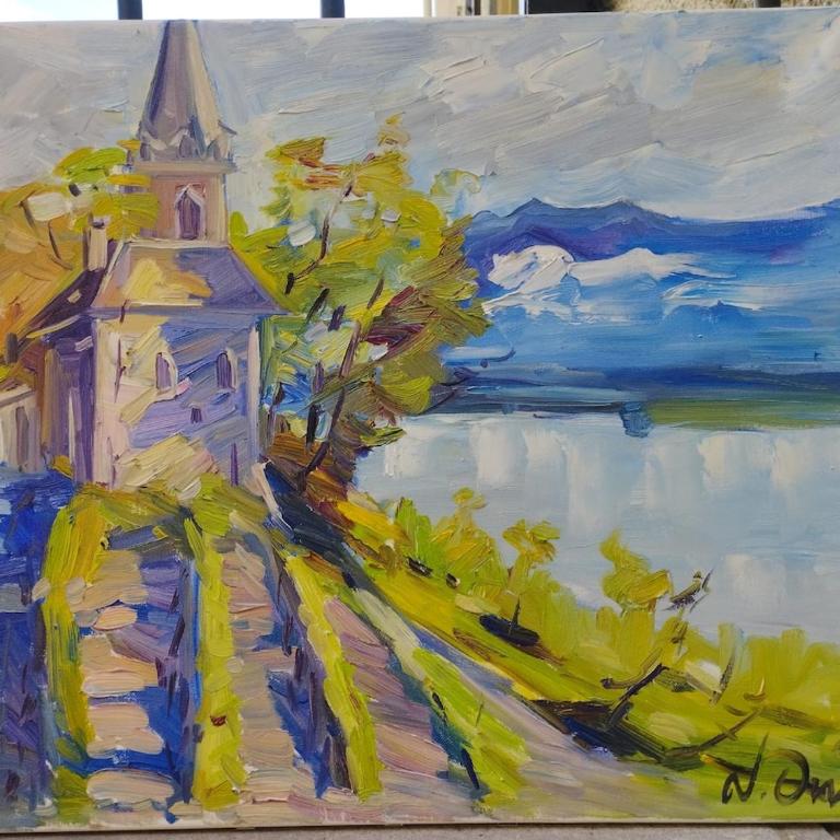 Inspiration room, lake, mountains, balcony in Montreux city center - Doppelzimmer mit Seeblick - 35