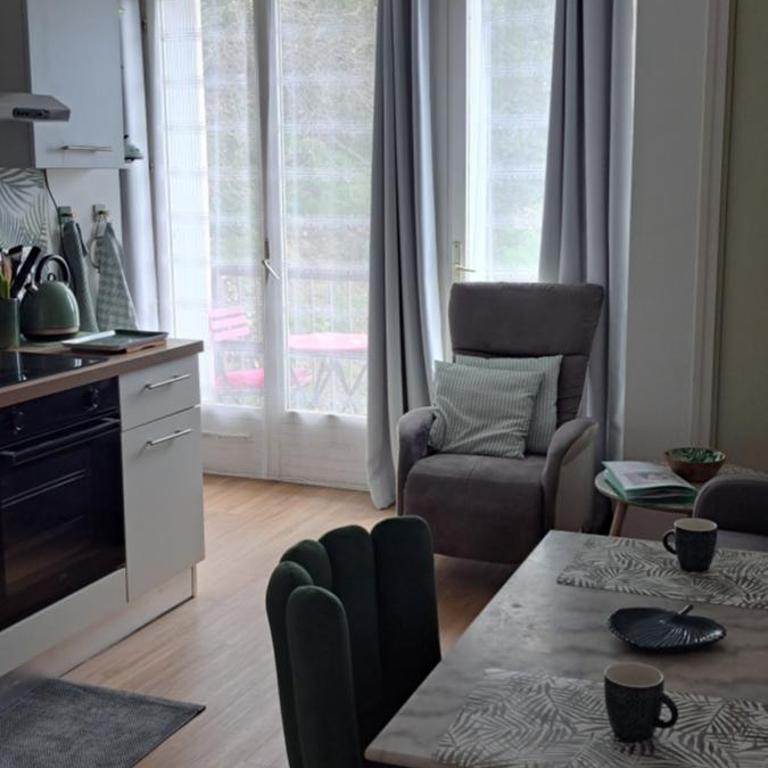 A 50m des cures libre mi septembre joli studio rénové orienté Nord bien ventilé - Appartement 1 Chambre - 25