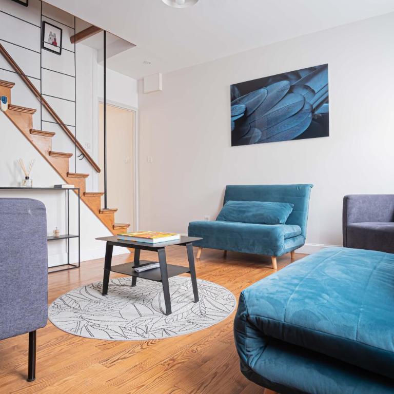 TRIPLEX cathédrale parking gratuit - Apartment mit 2 Schlafzimmern - 1
