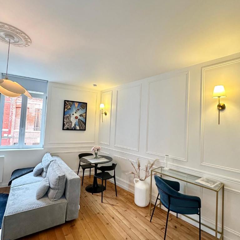 L Amiens Haussmann-Gare-Hortillonnages-Centre-ville-WIFI - Studio - 1