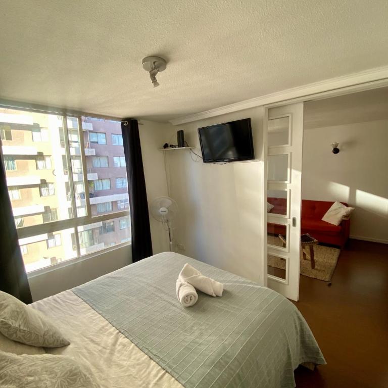 Apartamento Santiago Centro Metro Irarrázaval Piscina - Apartamento de 1 dormitorio - 5