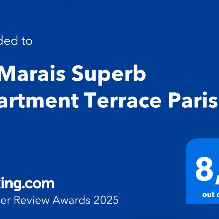 Le Marais Superb Apartment Terrace Paris Free Netflix - Apartamento con balcón - 27