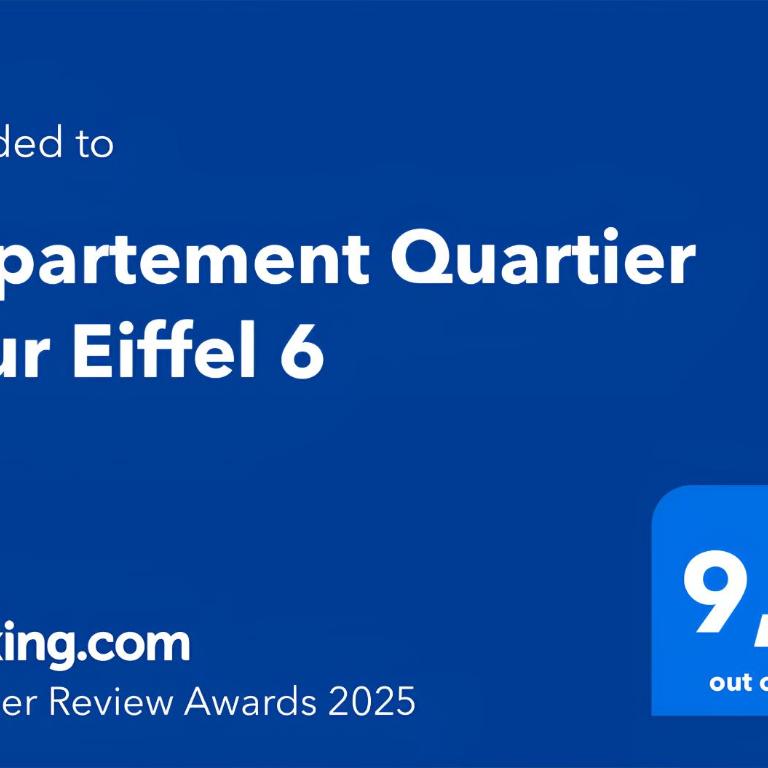 Appartement Quartier Tour Eiffel 6 Free Netflix - Appartement 2 Chambres - 16