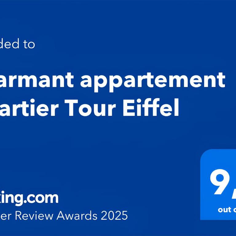 Charmant Appartement Quartier Tour Eiffel Free Netflix - Appartement 1 Chambre - 12