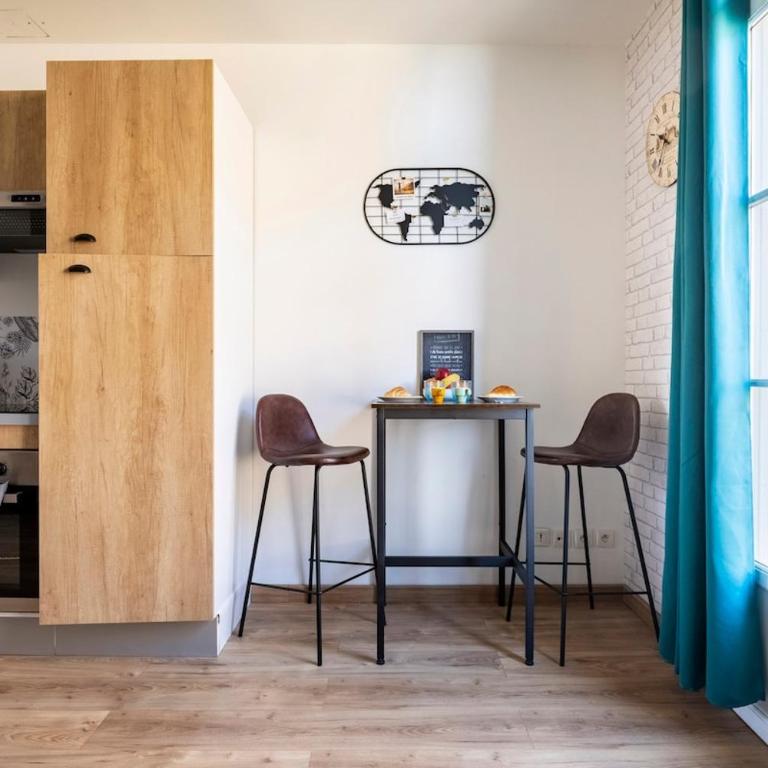 Le Vin Quatre - Studio proche Dordogne et parking privatif - Apartment mit 1 Schlafzimmer - 14