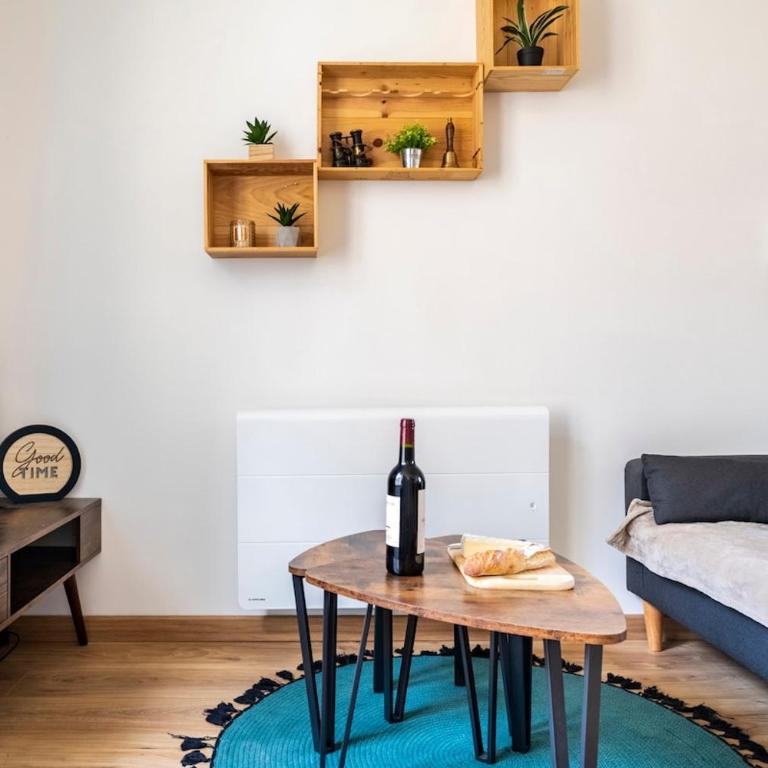 Le Vin Quatre - Studio proche Dordogne et parking privatif - Apartment mit 1 Schlafzimmer - 10