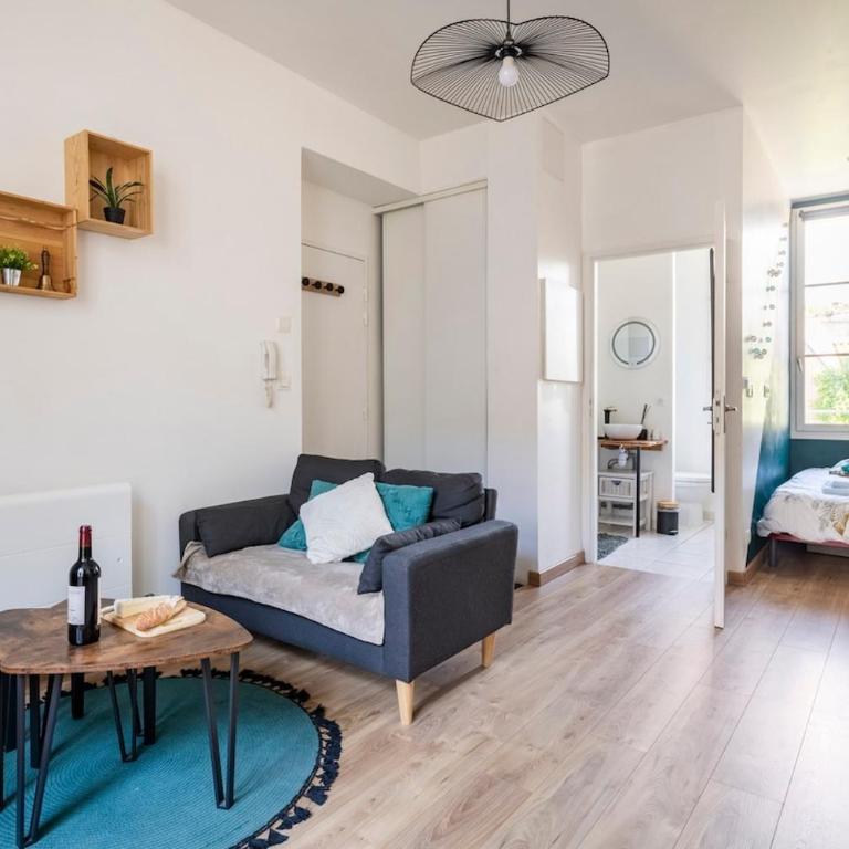 Le Vin Quatre - Studio proche Dordogne et parking privatif - Apartment mit 1 Schlafzimmer - 9