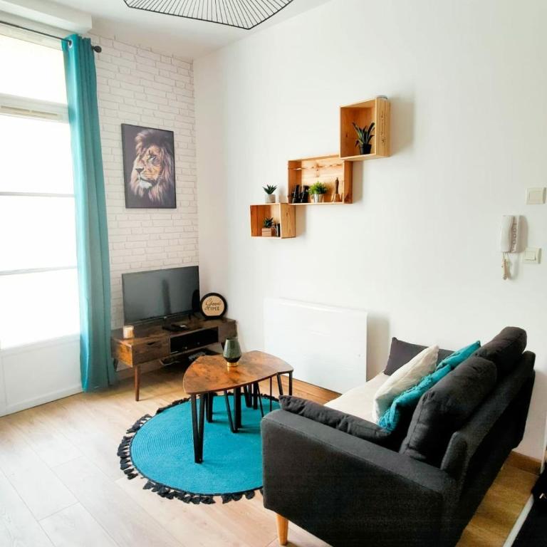 Le Vin Quatre - Studio proche Dordogne et parking privatif - Apartment mit 1 Schlafzimmer - 16