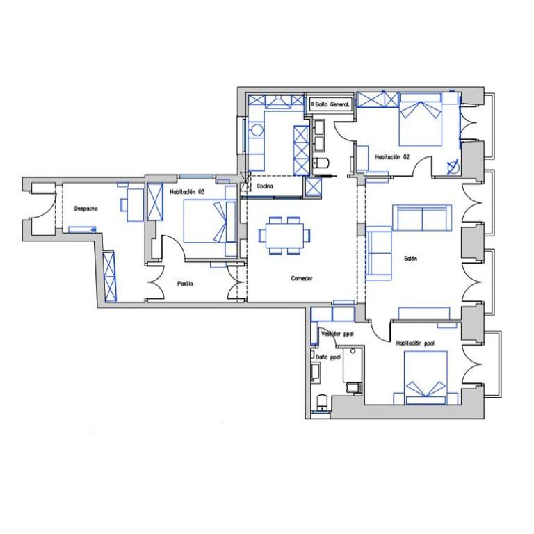 Piso Boutique en el Casco Viejo - Three-Bedroom Apartment - 58