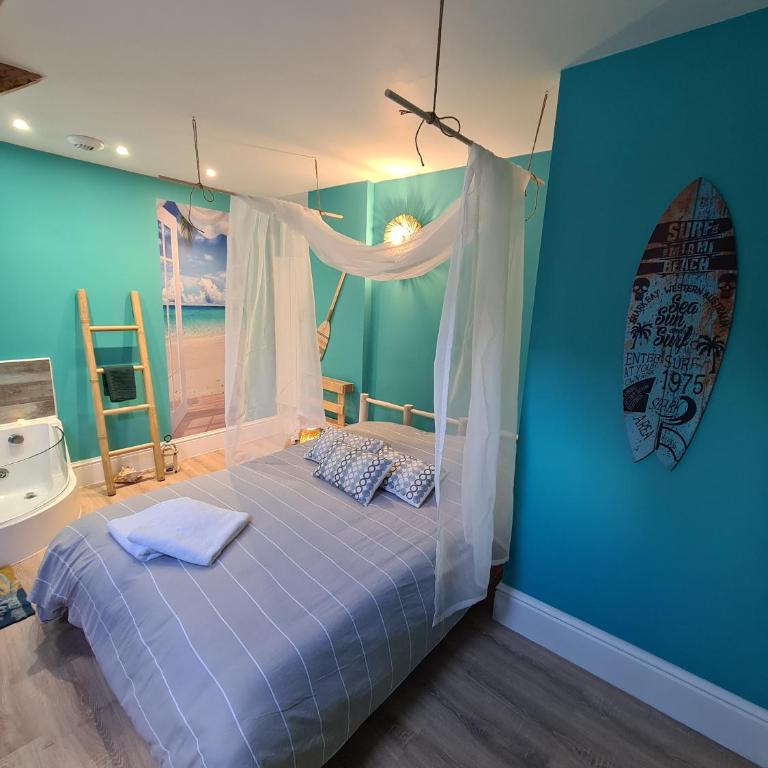 Jacuzzi Privé - L'Île Turquoise - Hypercentre - Appartement 1 Chambre avec Baignoire Spa - 27