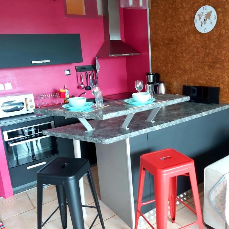 Adorable studio cabine vue mer - 2/4 personnes - Appartement 1 Chambre - 4
