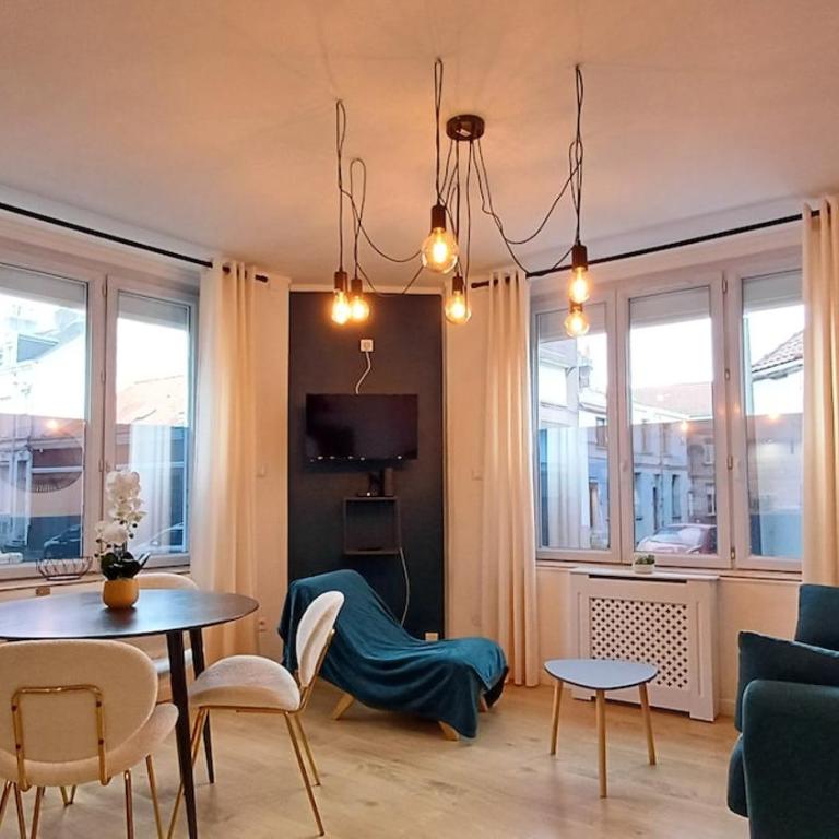 CalaisBlack 2-4 personnes Centre Ville - Appartement 1 Chambre - 4