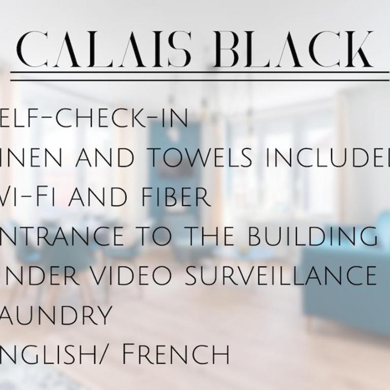 CalaisBlack 2-4 personnes Centre Ville - Appartement 1 Chambre - 14