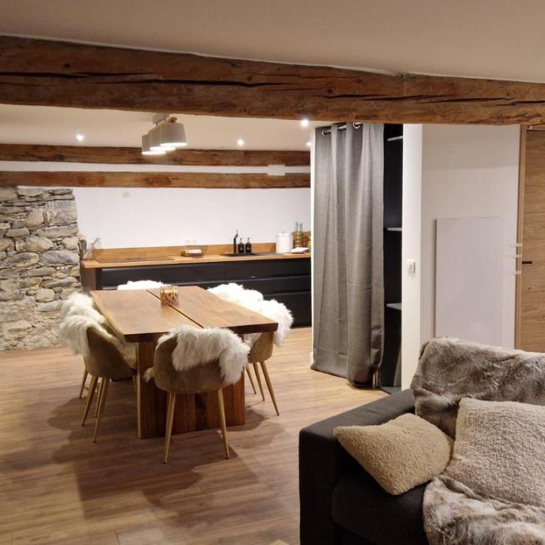 Chalet Serine - St Martin de Belleville - Élégance au coeur des 3 Vallées - Duplex pour 6 - Apartment mit 2 Schlafzimmern - 1