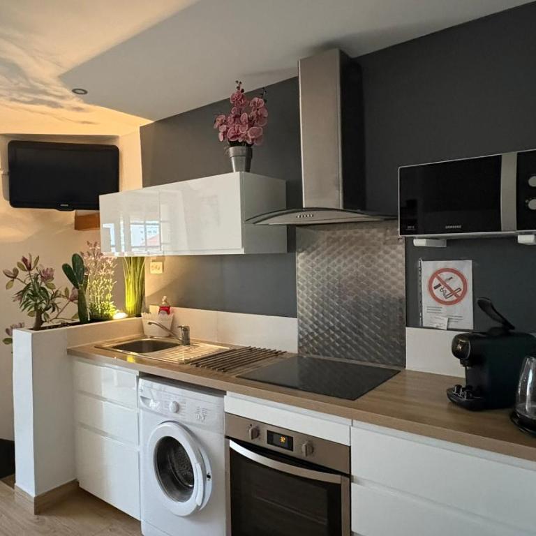 Goeland 1, classé 3, climatisé, wifi, terrasse , 150 m de la plage - Appartement 1 Chambre - 4