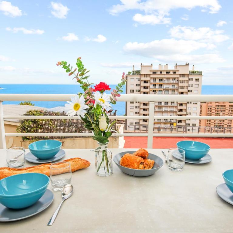 VILLA FLORENTINE III - Somptueux deux pièces MONACO - Vue mer - Parking - Appartement 1 Chambre - 7