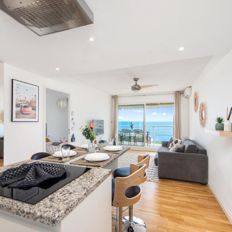 VILLA FLORENTINE III - Somptueux deux pièces MONACO - Vue mer - Parking - Appartement 1 Chambre - 10