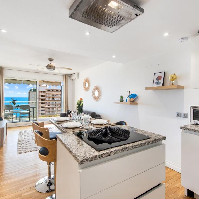 VILLA FLORENTINE III - Somptueux deux pièces MONACO - Vue mer - Parking - Appartement 1 Chambre - 5