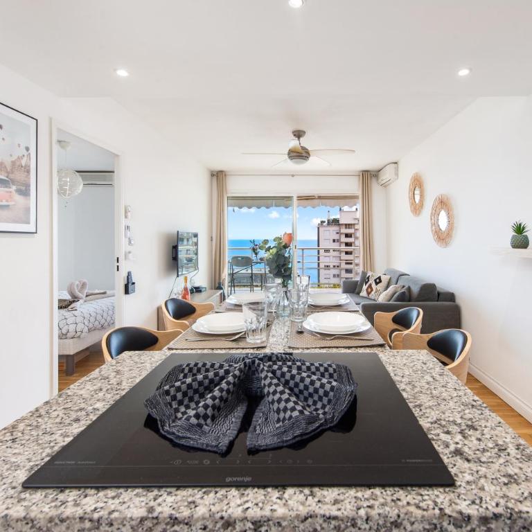 VILLA FLORENTINE III - Somptueux deux pièces MONACO - Vue mer - Parking - Appartement 1 Chambre - 17
