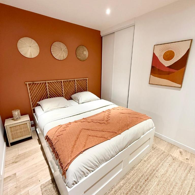 "Le Nid Douillet" 6 personnes de 60m2 au coeur de ville avec terrasse, parking gratuit - Two-Bedroom Apartment - 8