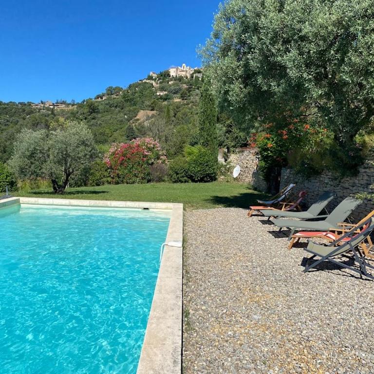 In Gordes, facing the entire Luberon Park a beautiful 5 bedrooms house - Casa con 5 Camere da Letto - 28