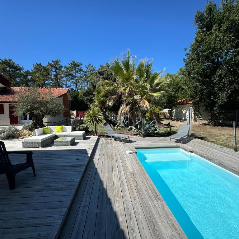 Villa Plage à 130 m SPA Piscine partagés - Villa mit 1 Schlafzimmer - 6