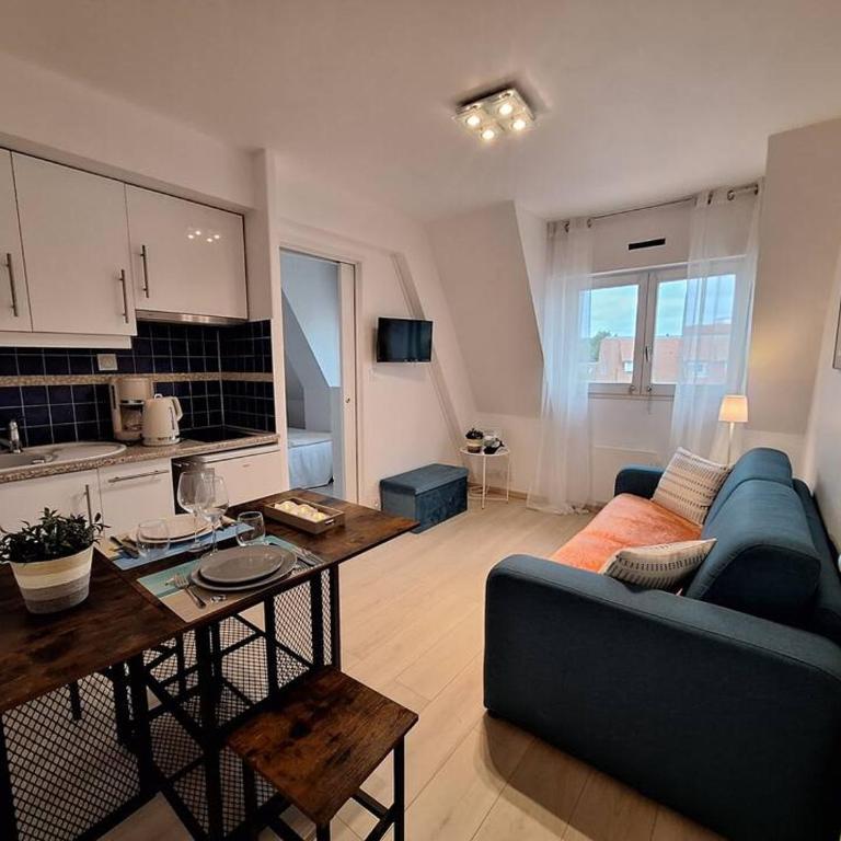 Super Deauville appartement 2 pièces cosy proche plage plein sud - Apartment mit 1 Schlafzimmer - 3