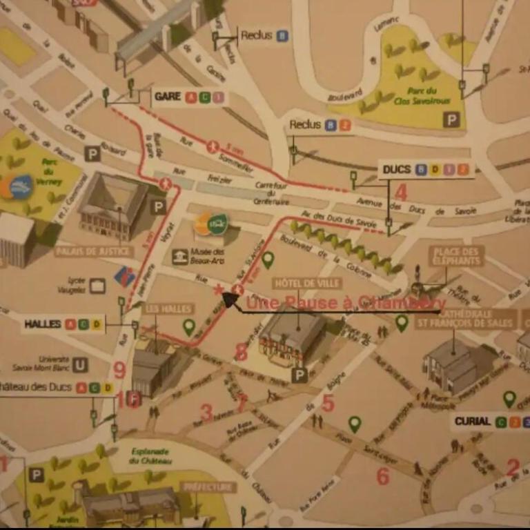 Une pause dans l'hyper centre de Chambéry - Two-Bedroom Apartment - 11