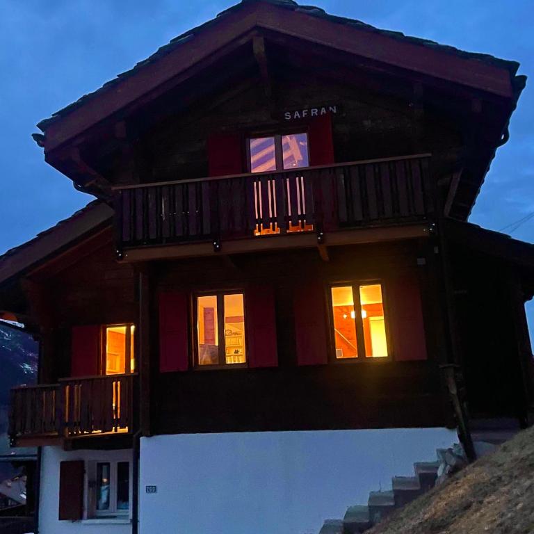 Chalet Safran - Apartment mit 3 Schlafzimmern und Bergblick - 45
