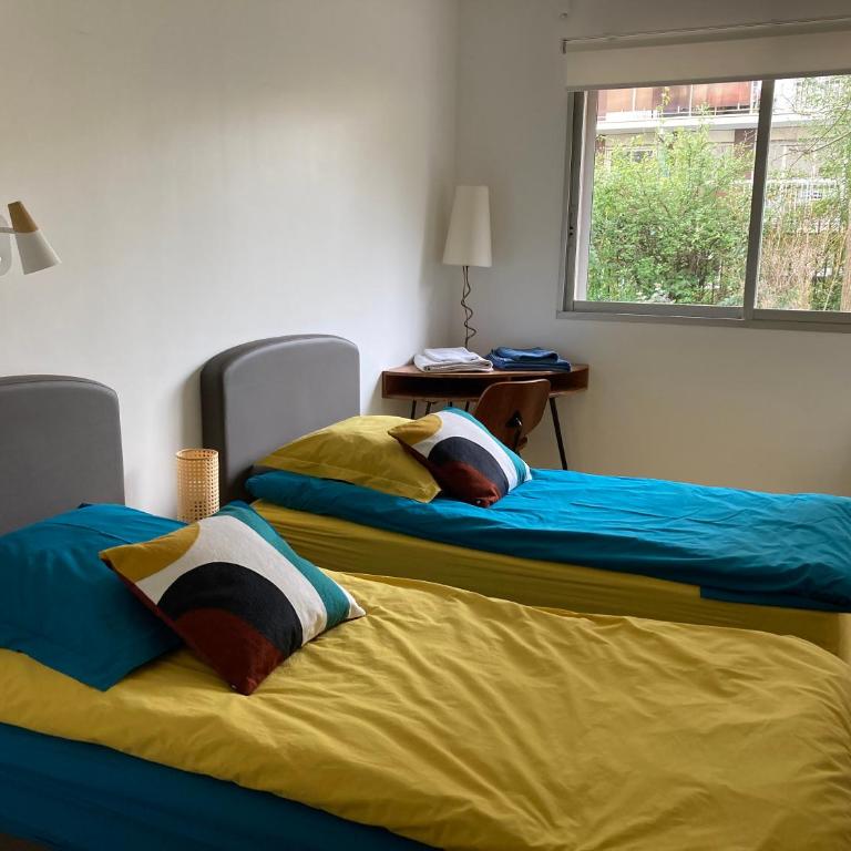Vue sur jardin, 3 pièces - Appartement 2 Chambres - 14
