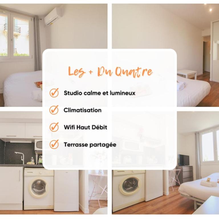 Le Quatre #Air conditioning #Downtown #Cozy - Appartement 1 Chambre - 6