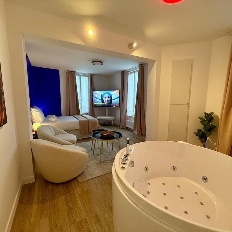 P20 clim jacuzzi proche centre - Appartement 1 Chambre - 9